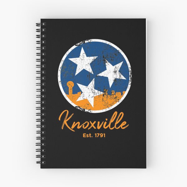 Item preview, Knoxville Est. 1791 Knoxville Skyline Gift Orange White & Blue TN State Flag Design designed and sold by TNDesignStudio.