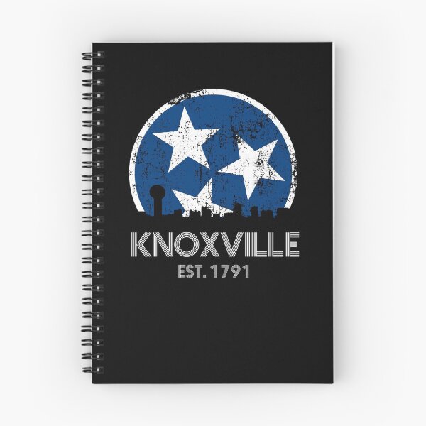 Item preview, Knoxville Est. 1791 Retro Knoxville Skyline Gift Blue & White TN State Flag Design designed and sold by TNDesignStudio.