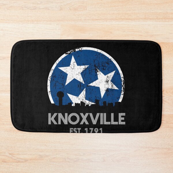 Item preview, Knoxville Est. 1791 Retro Knoxville Skyline Gift Blue & White TN State Flag Design designed and sold by TNDesignStudio.
