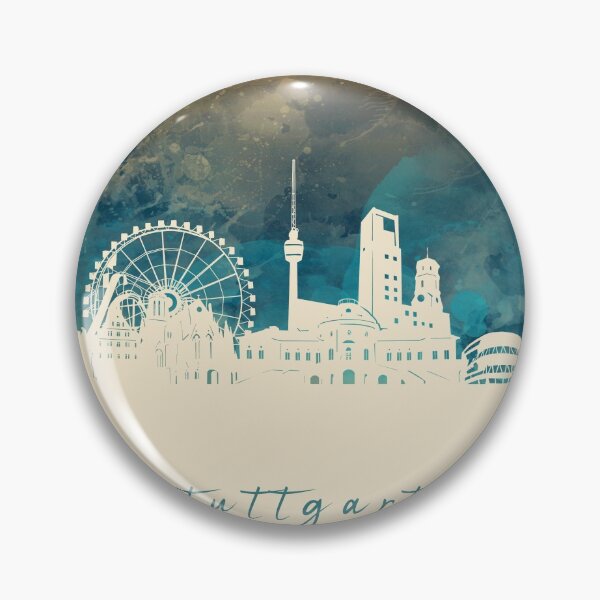 Item preview, stuttgart skyline designed and sold by BekimART2.