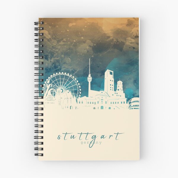 Item preview, stuttgart skyline designed and sold by BekimART2.