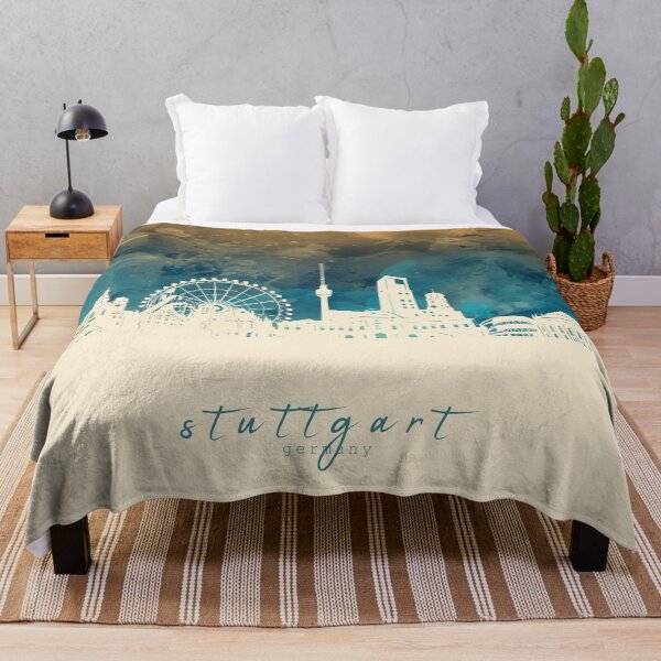 Item preview, stuttgart skyline designed and sold by BekimART2.