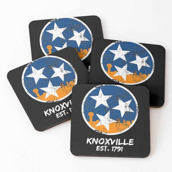 Item preview, Knoxville Est. 1791 Knoxville Skyline TN  Orange White & Blue  State Flag Design designed and sold by TNDesignStudio.