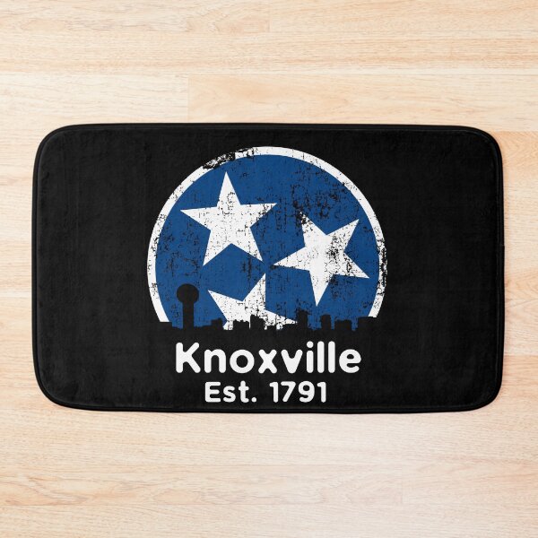 Item preview, Knoxville Est. 1791 Knoxville Skyline Gift Blue & White TN State Flag Design designed and sold by TNDesignStudio.