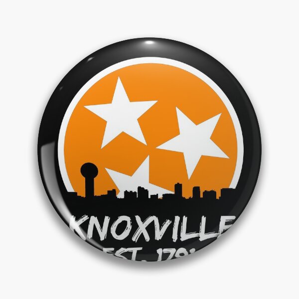 Item preview, Knoxville Est. 1791 Knoxville Skyline Gift Orange & White TN State Flag Design designed and sold by TNDesignStudio.