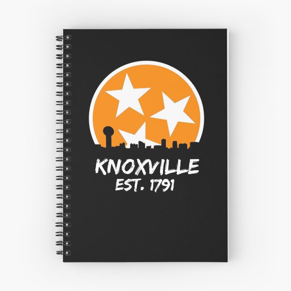 Item preview, Knoxville Est. 1791 Knoxville Skyline Gift Orange & White TN State Flag Design designed and sold by TNDesignStudio.
