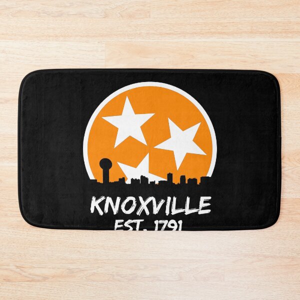 Item preview, Knoxville Est. 1791 Knoxville Skyline Gift Orange & White TN State Flag Design designed and sold by TNDesignStudio.