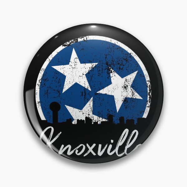 Item preview, Knoxville Skyline Gift Blue & White TN State Flag Design designed and sold by TNDesignStudio.