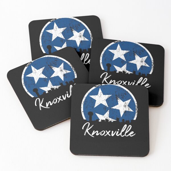 Item preview, Knoxville Skyline Gift Blue & White TN State Flag Design designed and sold by TNDesignStudio.
