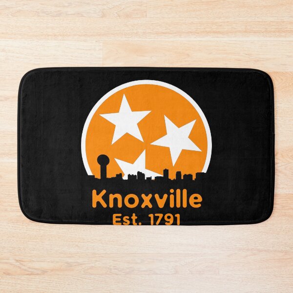 Item preview, Knoxville Est. 1791 Knoxville Skyline Gift TN Orange & White State Flag Design designed and sold by TNDesignStudio.