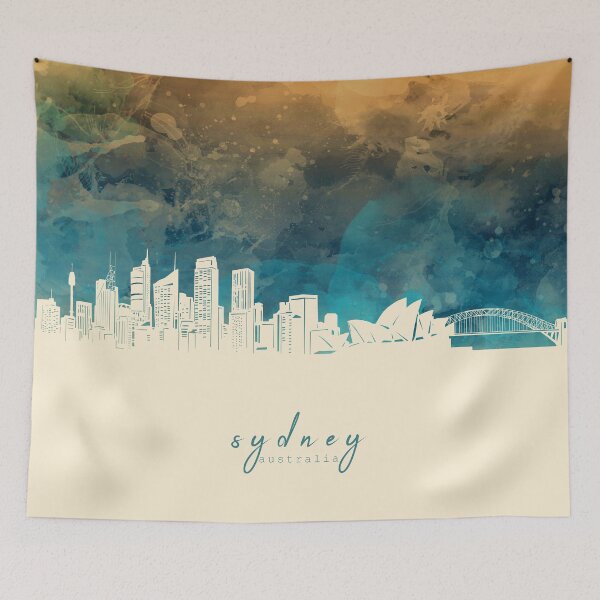 Item preview, sydney skyline designed and sold by BekimART2.