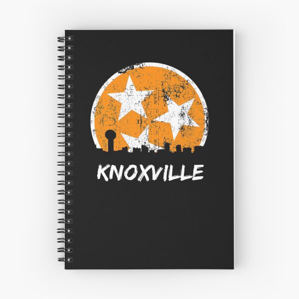 Item preview, Knoxville Skyline Gift Distressed Orange & White TN State Flag Design designed and sold by TNDesignStudio.