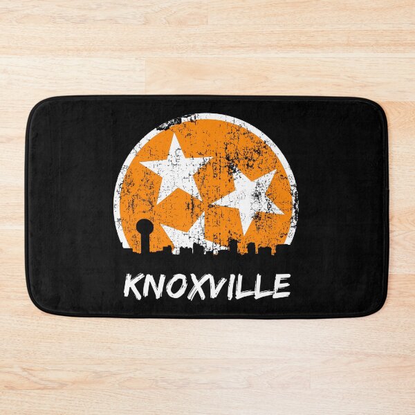 Item preview, Knoxville Skyline Gift Distressed Orange & White TN State Flag Design designed and sold by TNDesignStudio.