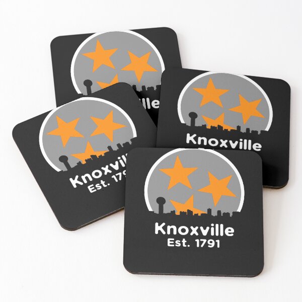Item preview, Knoxville Est. 1791 Knoxville Skyline Gift Orange White & Gray TN State Flag Design designed and sold by TNDesignStudio.
