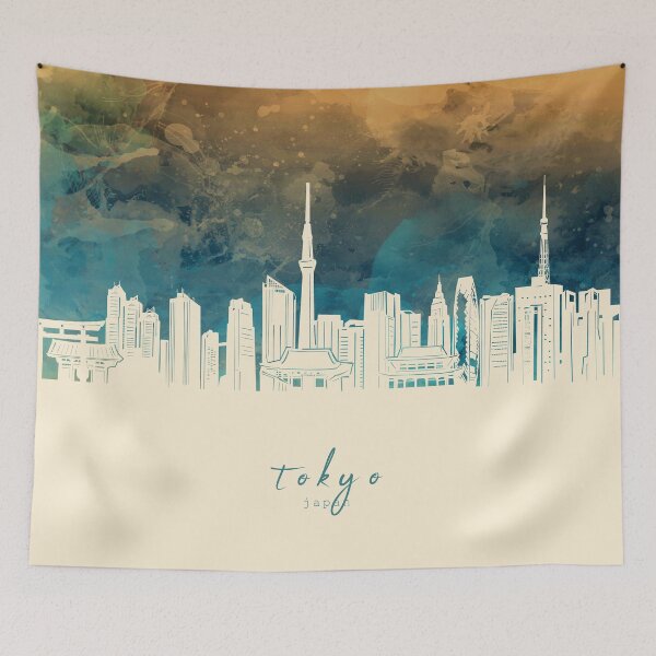 Item preview, tokyo skyline designed and sold by BekimART2.