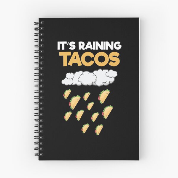 Artikelvorschau, Raining Tacos Mexican Food Weather Forecast entworfen und verkauft von Custom4ever.