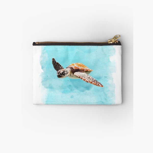 Item preview, Watercolor Sea Turtle at the Ocean designed and sold by Sash-An.