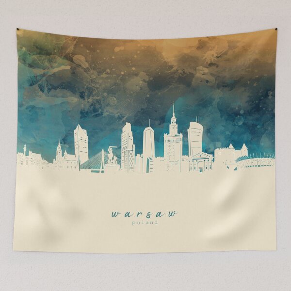 Item preview, warsaw skyline designed and sold by BekimART2.