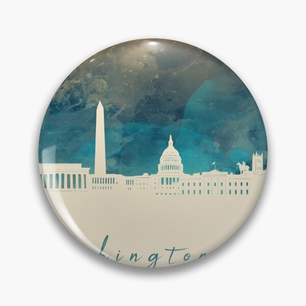 Item preview, washington skyline designed and sold by BekimART2.
