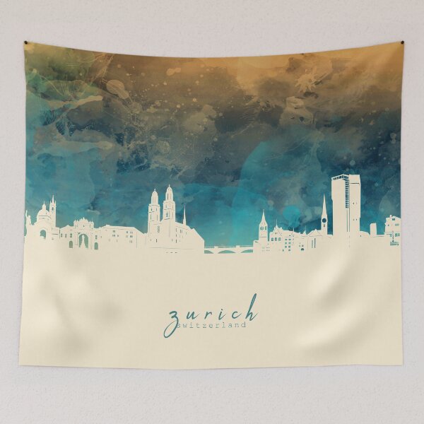 Item preview, zurich skyline designed and sold by BekimART2.