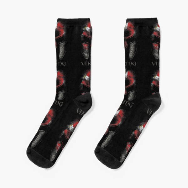 Isle Of Man Manx Viking 3 Legs Of Man Flag Viking Warrior Vintage Socks