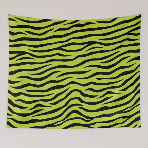 Artikelvorschau, Zebra Print Hellgrün entworfen und verkauft von Rainbows Galore.