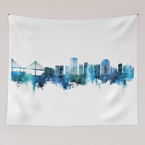 Item preview, Long Beach California Skyline designed and sold by ArtPrints.