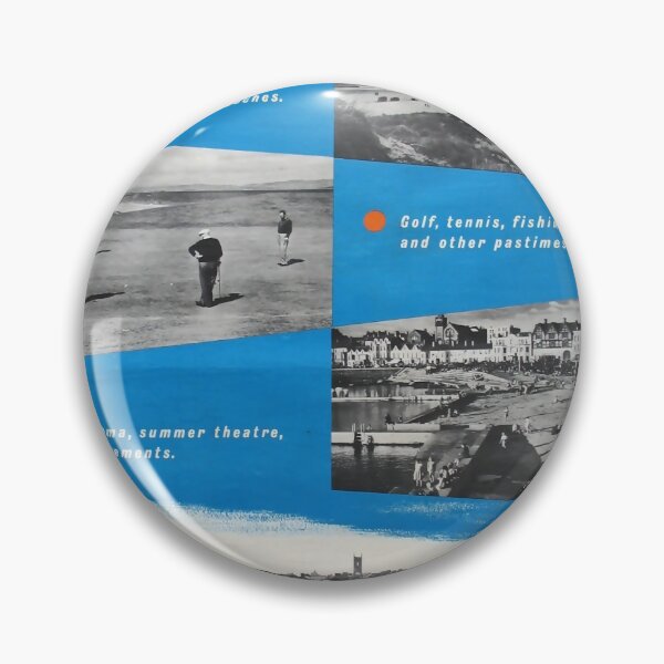 Item preview, Portstewart vintage travel poster designed and sold by stickart-marek.