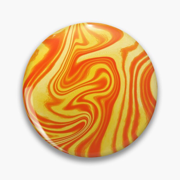 Item preview, Patrón de mármol psicodélico rojo y amarillo designed and sold by wjrtapp.