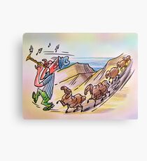 Play my flute Canvas Print
