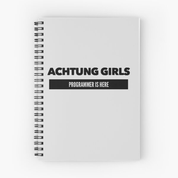 Item preview, Achtung Girls. Programmer Is Here - Best Progammer Gift designed and sold by sviatos.