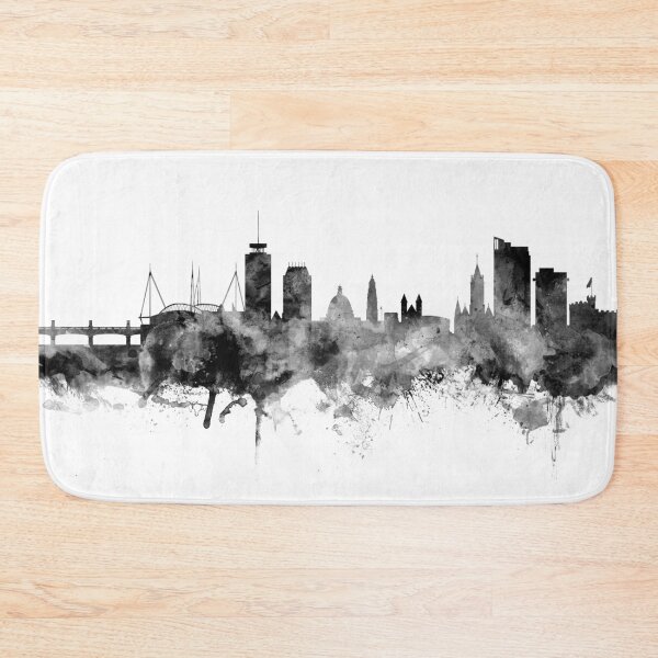 Artikelvorschau, Cardiff Wales Skyline entworfen und verkauft von ArtPrints.