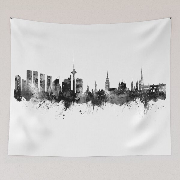 Item preview, Tallinn Estonia Skyline designed and sold by ArtPrints.