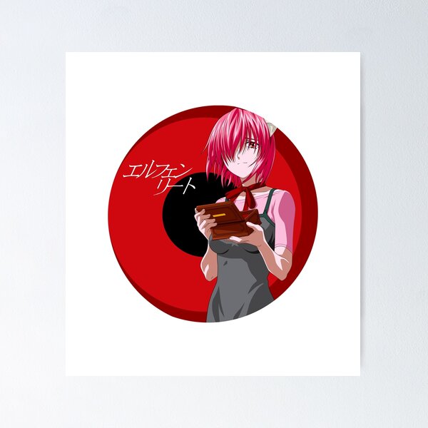 Elfen Lied  Minimalist poster, Anime, Anime shows