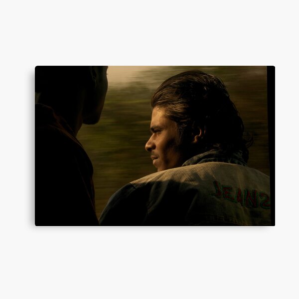With the Wind in his Hair Canvas Print