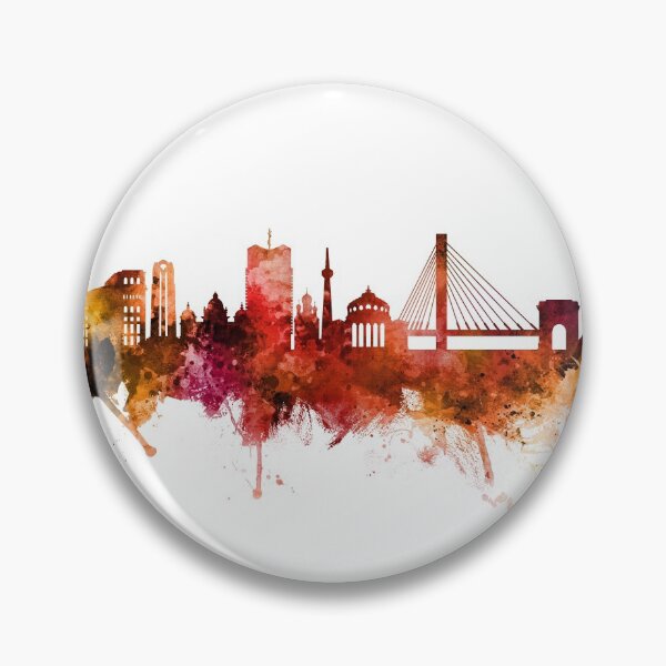 Item preview, Bucharest Romania Skyline designed and sold by ArtPrints.