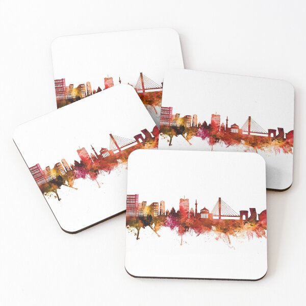 Item preview, Bucharest Romania Skyline designed and sold by ArtPrints.