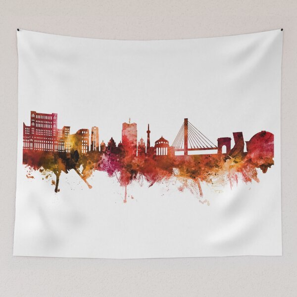 Item preview, Bucharest Romania Skyline designed and sold by ArtPrints.