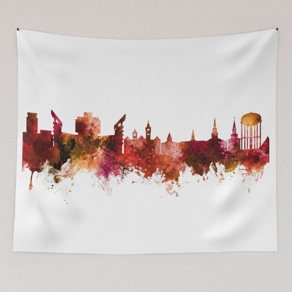 Item preview, Auburn Alabama Skyline designed and sold by ArtPrints.
