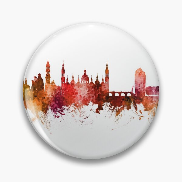 Item preview, Zaragoza Spain Skyline designed and sold by ArtPrints.