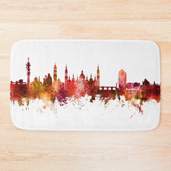 Item preview, Zaragoza Spain Skyline designed and sold by ArtPrints.