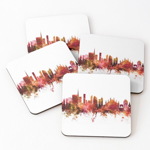 Aperçu de l'œuvre Milan Italy Skyline créée et vendue par ArtPrints.