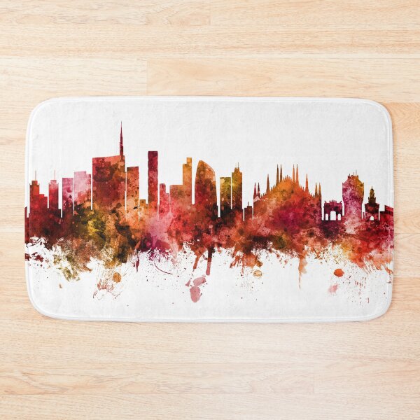 Item preview, Milan Italy Skyline designed and sold by ArtPrints.