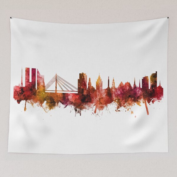 Item preview, Riga Latvia Skyline designed and sold by ArtPrints.