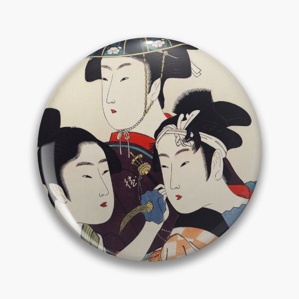Item preview, Utamaro Kitagawa  Japanese Clock designed and sold by ClocksMan.