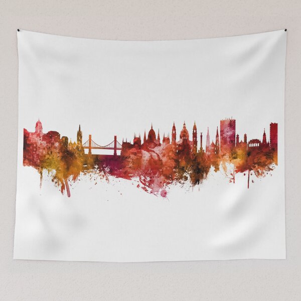 Item preview, Budapest Hungary Skyline designed and sold by ArtPrints.