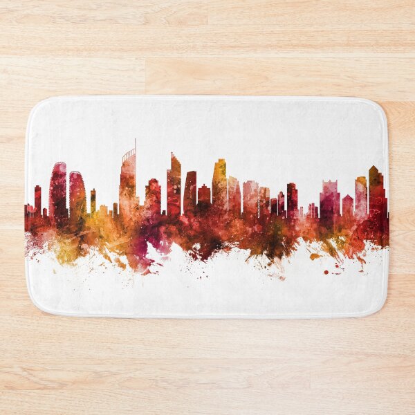 Item preview, Gold Coast Australia Skyline designed and sold by ArtPrints.