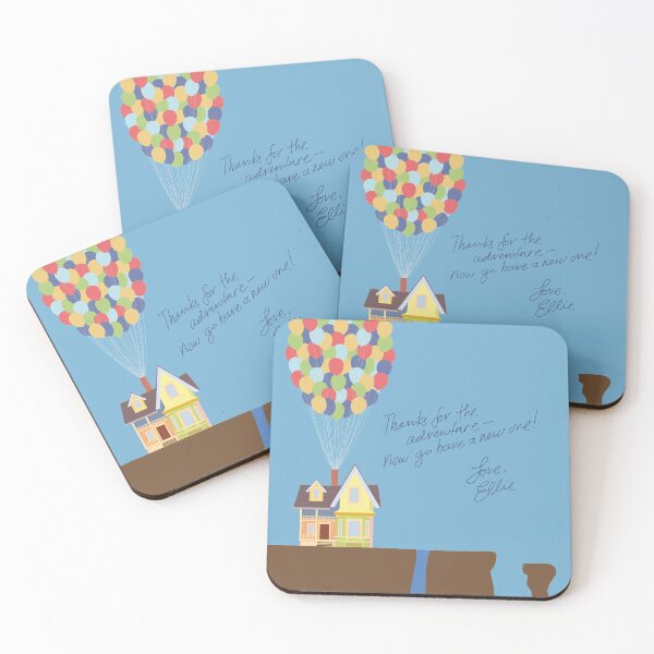 Item preview, Colourful House on Cliff with Handwritten Quote designed and sold by andmoore.