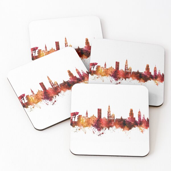 Item preview, Antwerp Belgium Skyline designed and sold by ArtPrints.