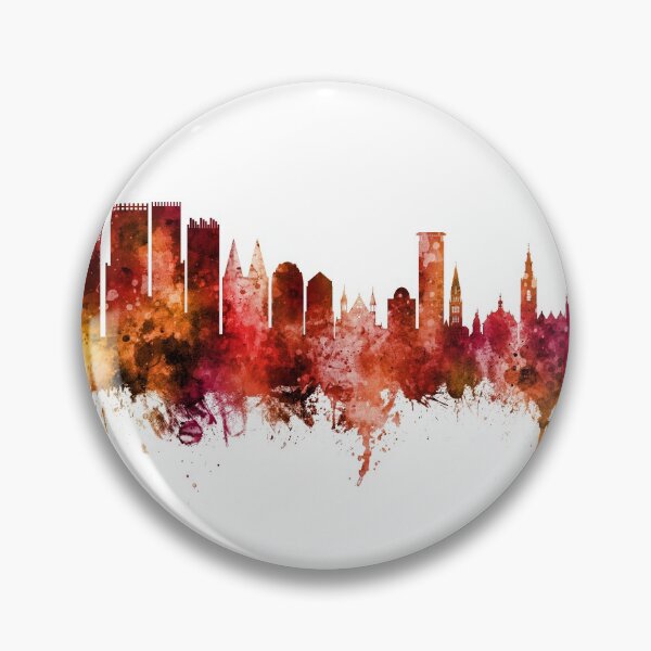 Item preview, The Hague Netherlands Skyline designed and sold by ArtPrints.